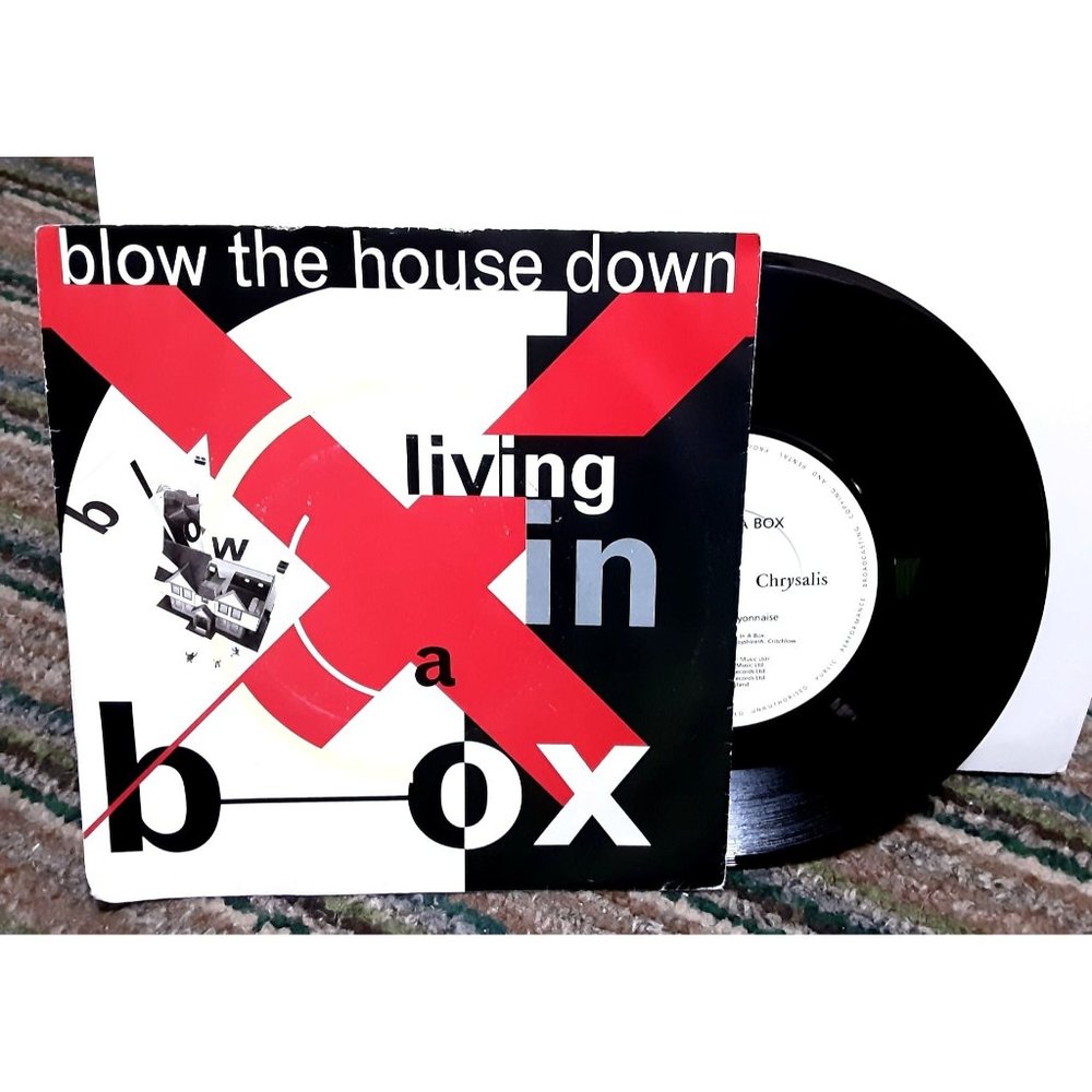 Living In A Box Blow the House Down 45 Record Chrysalis 1989 Brian May